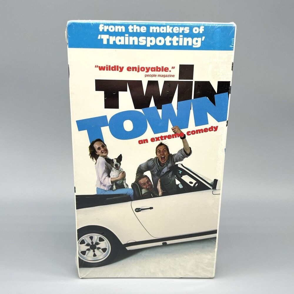 Twin Town VHS, 1997 NEW SEALED Screener Screening Copy Trainspotting Rare Cult